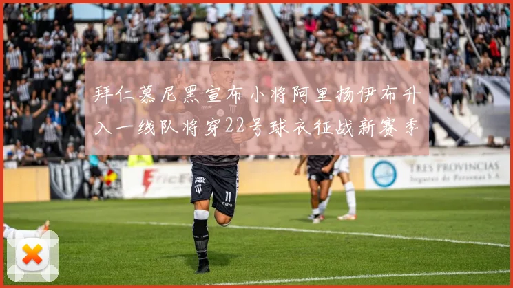 拜仁慕尼黑宣布小将阿里扬伊布升入一线队将穿22号球衣征战新赛季